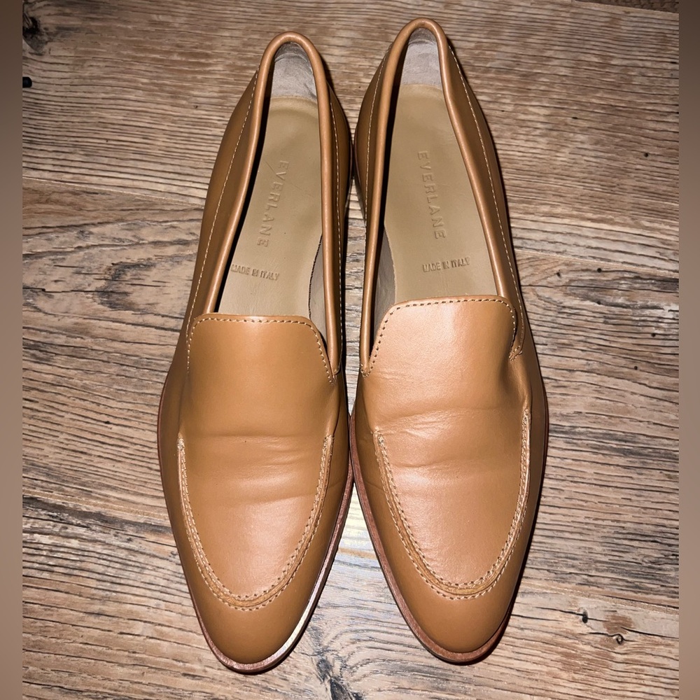 Everlane Women's Tan Leather Loafers